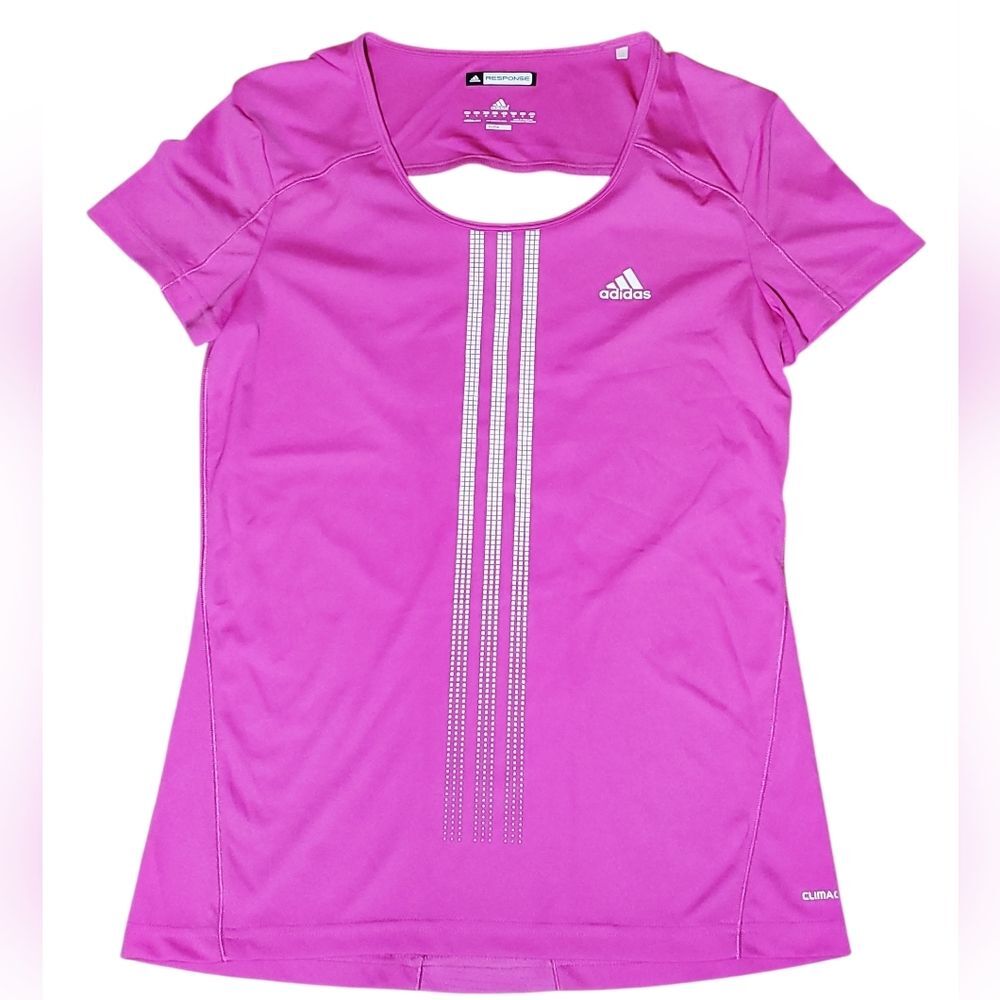 Bright Pink Adidas Climacool Women's T-Shirt